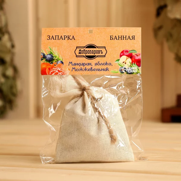Запарка для бани Мандарин, яблоко, можжевельник 30г