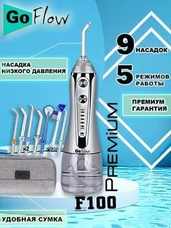 F100 Ирригатор портативный Премиум с диапазоном 20-970кПа ! GoFlow 37910257 купить за 2 742 ₽ в интернет-магазине Wildberries