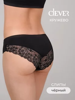 Трусы кружевные с высокой посадкой CLEVER WEAR 37932144 купить за 433 ₽ в интернет-магазине Wildberries