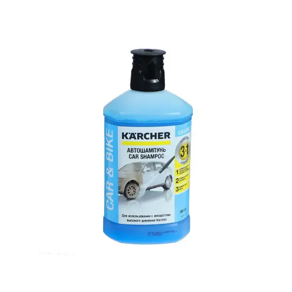 Автошампунь Karcher 3в1 RM 610 (шампунь, воск, блеск), 1 л, 6.295-750.0