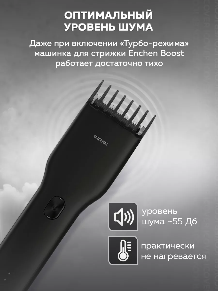 Машинка для стрижки волос профессиональная беспроводная Enchen 37990969  купить за 853 ₽ в интернет-магазине Wildberries