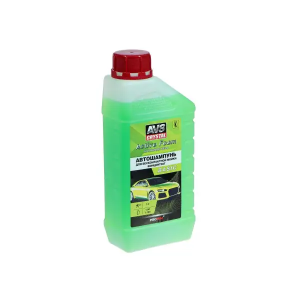 Автошампунь для мойки AVS, 1 л, PF-20