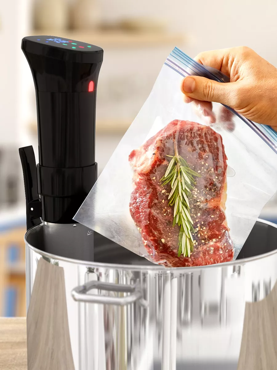 Сувид, sous vide, су вид.Су-вид термостат погружной 1100 Вт APQ Supply  37994134 купить за 4 483 ₽ в интернет-магазине Wildberries