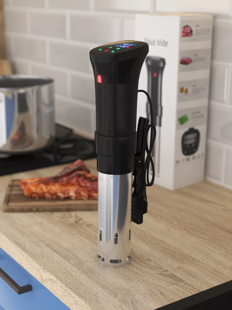 Сувид, sous vide, су вид.Су-вид термостат погружной 1100 Вт APQ Supply  37994134 купить за 4 483 ₽ в интернет-магазине Wildberries