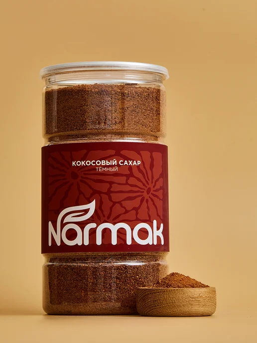 NARMAK PREMIUM Кокосовый сахар натуральный темный 1кг Шри-Ланка от Narmak, 1 кг, фото 6