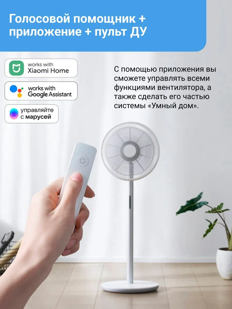 Умный вентилятор Smartmi Electric Fan 3 ZLBPLDS05ZM Smartmi 38003324 купить  за 10 845 ₽ в интернет-магазине Wildberries