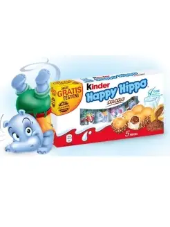 Печенье Киндер Happy Hippo Cacao 104гр KINDER 38008361 купить за 340 ₽ в интернет-магазине Wildberries