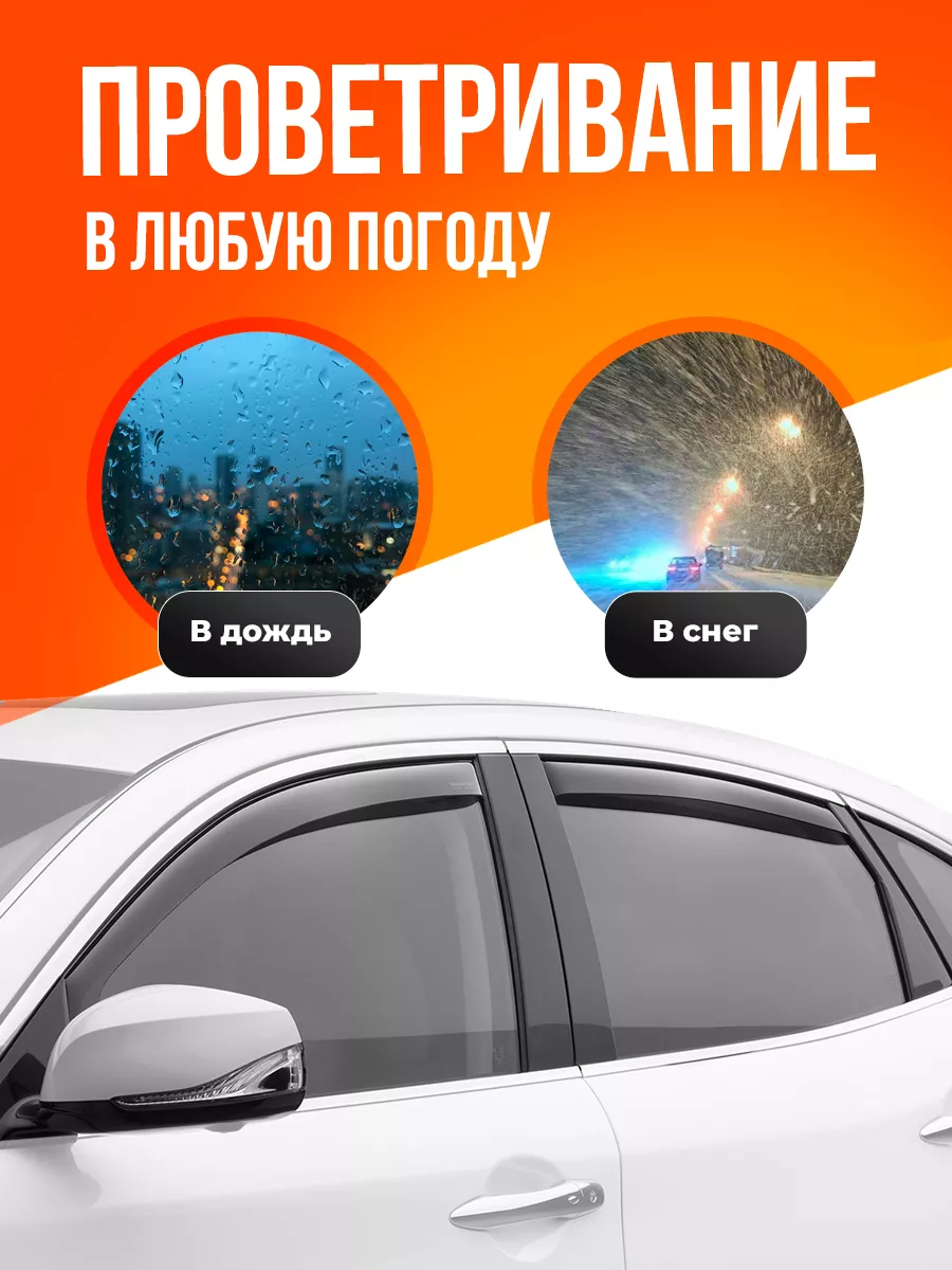 Дефлекторы окон Hyundai Creta с 2016 Хендай грета ANV air 38027844 купить  за 1 266 ₽ в интернет-магазине Wildberries