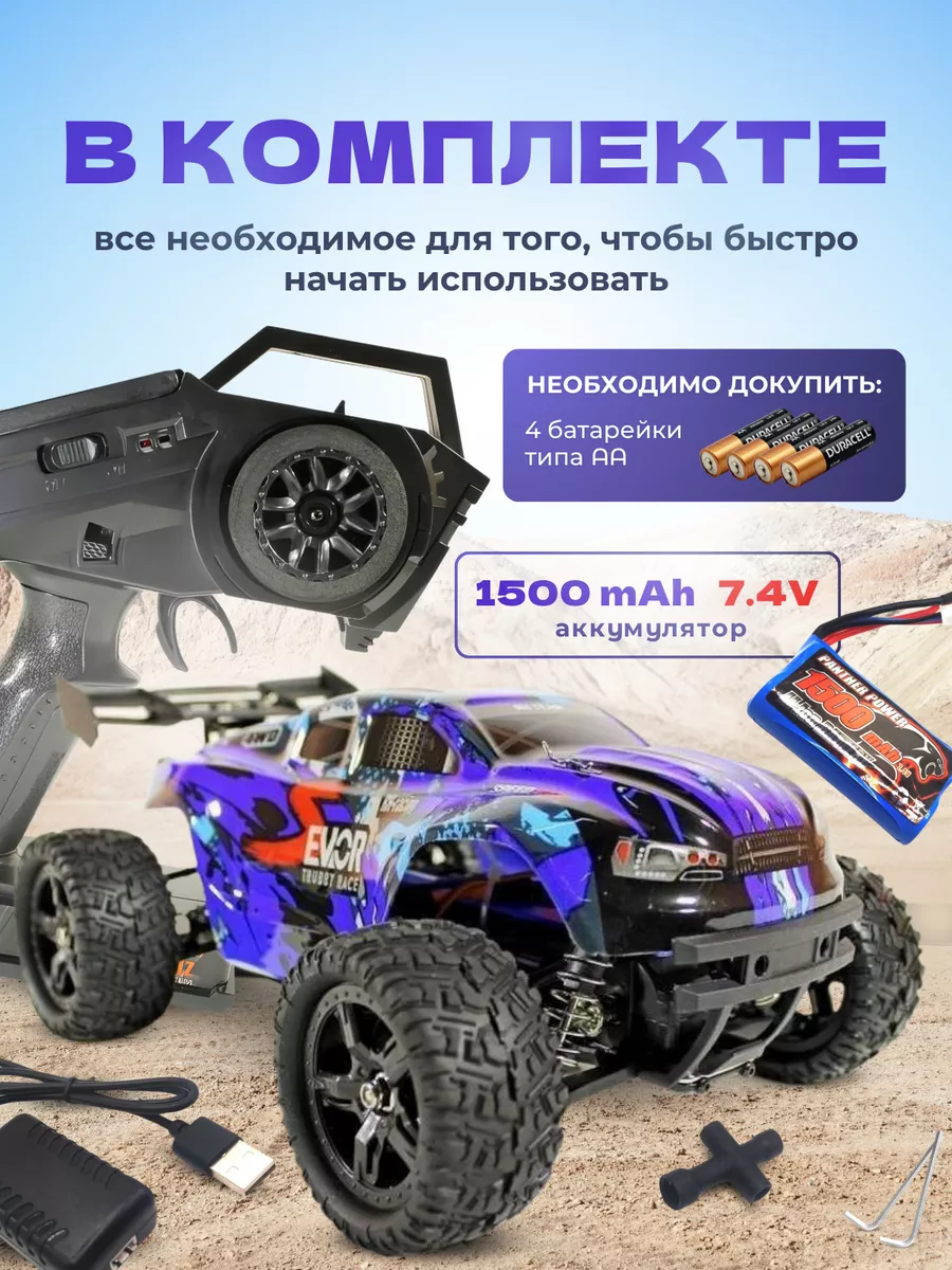 Трагги S-EVOR 4WD RTR масштаб 1:16 2.4G RH1661-BLUE Remo Hobby 38080352  купить за 6 027 ₽ в интернет-магазине Wildberries