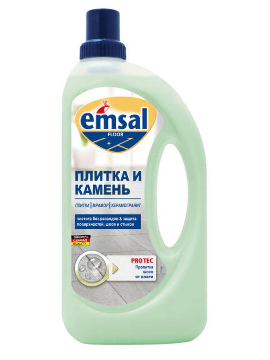 Средство для мытья пола Плитка и Камень 1 л emsal 38221638 купить за 1 263  ₽ в интернет-магазине Wildberries