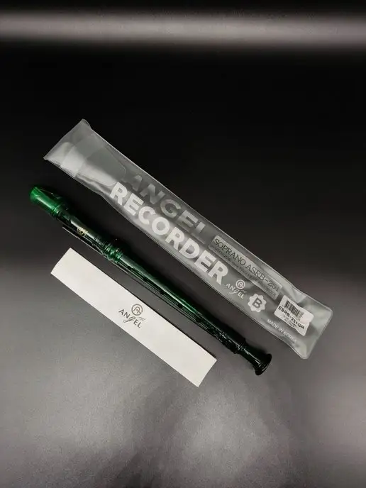Angel Sound ASRB-251GR Color Блокфлейта сопрано, зеленая, барочная, зеленый, фото 7