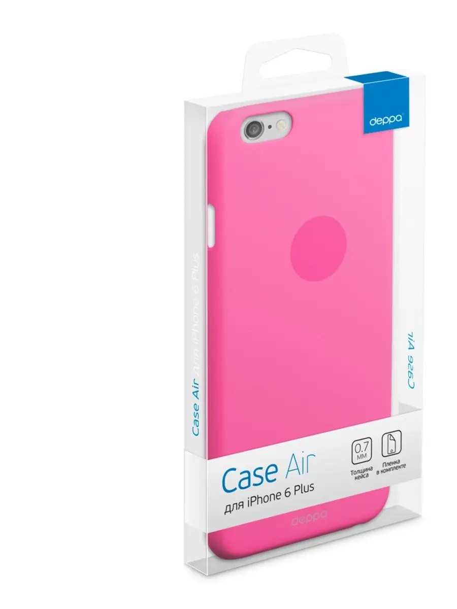 Чехол на iPhone 6 Plus/6S Plus, Air Case Deppa 38285270 купить за 89 ₽ в  интернет-магазине Wildberries