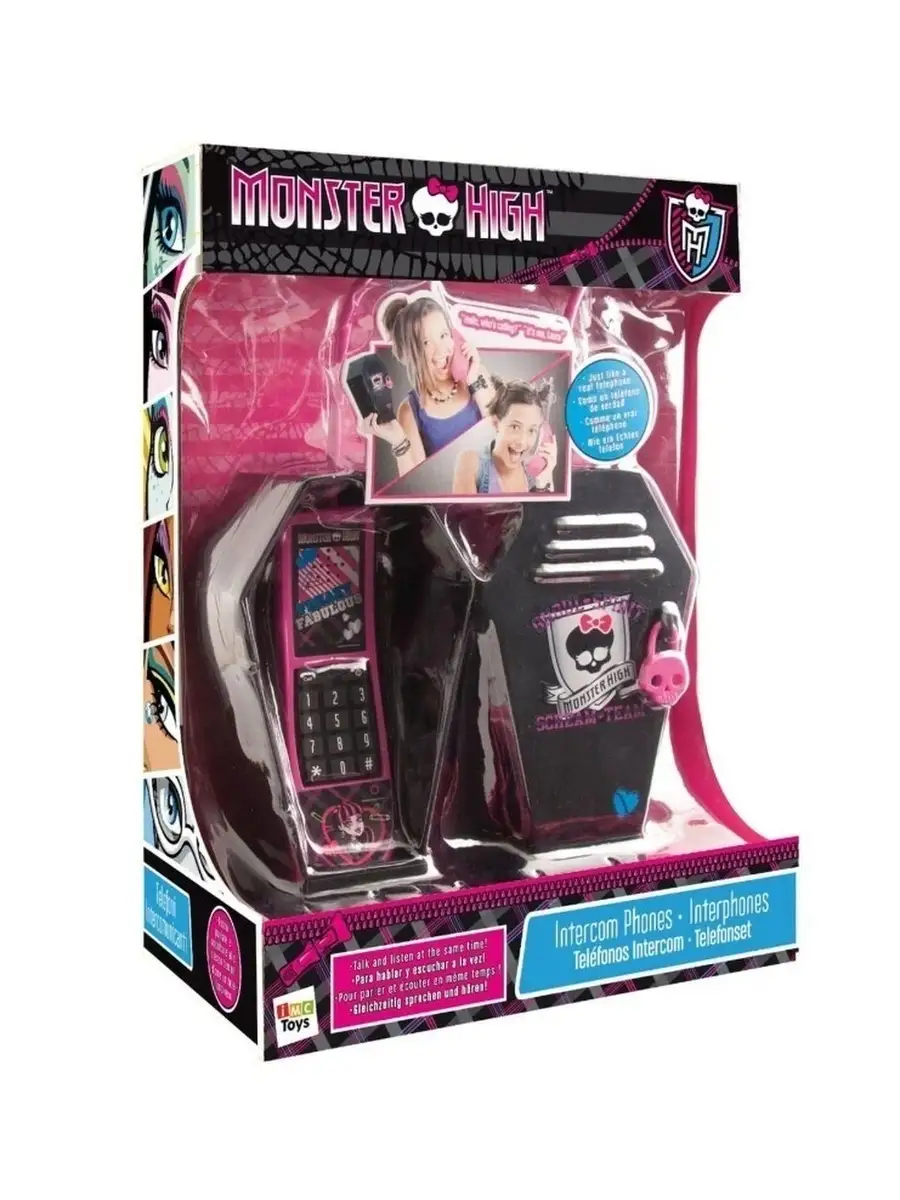 Телефон TM Monster High 870260 со светом и звуком, на батарейках Monster  High 38305947 купить в интернет-магазине Wildberries