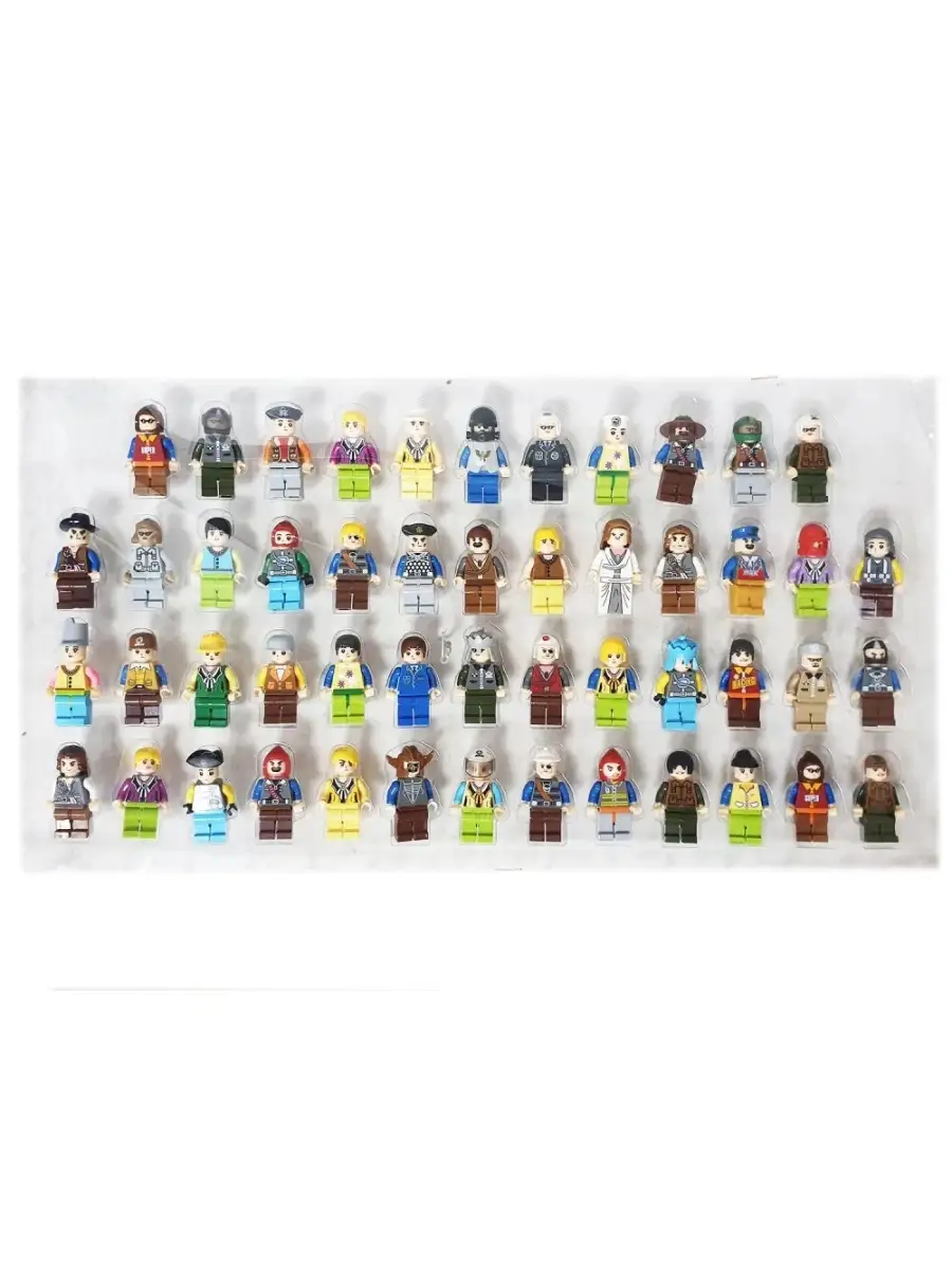 Фигурки человечков, набор из 50 фигурок лего человечков, My collection/совместимы с
