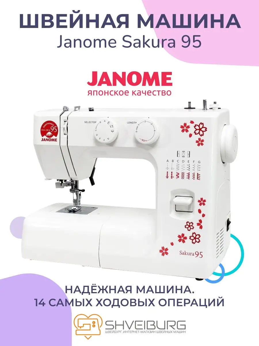 Швейная машина Janome 1522 BL