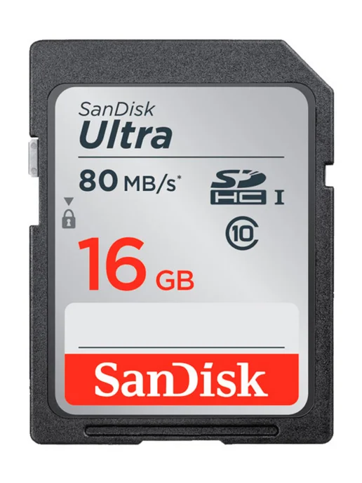 SANDISK Карта памяти SDHC Ultra Class 10 16GB, 16 ГБ, фото 2