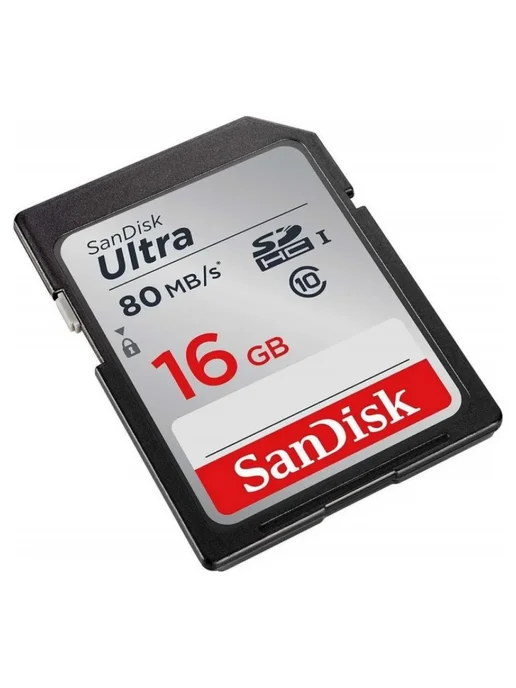 SANDISK Карта памяти SDHC Ultra Class 10 16GB, 16 ГБ, фото 4