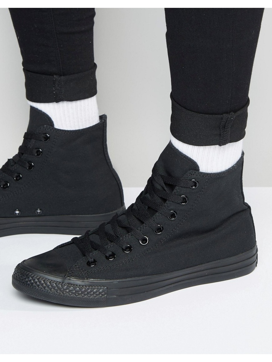 Converse all Star High Black Chuck Taylor мужские