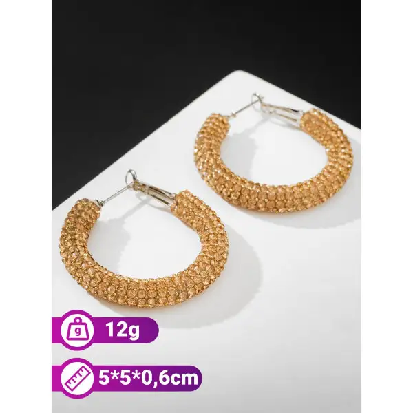 Серьги-кольца «Студио» малые d-5 см