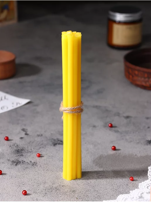 Сималенд Набор свечей церковных Казанская Божья Матерь, 12 шт, 12 шт, фото 5