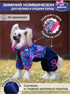 Зимний комбинезон для собак мелких средних пород ForMyDogs 38551370 купить за 3 396 ₽ в интернет-магазине Wildberries