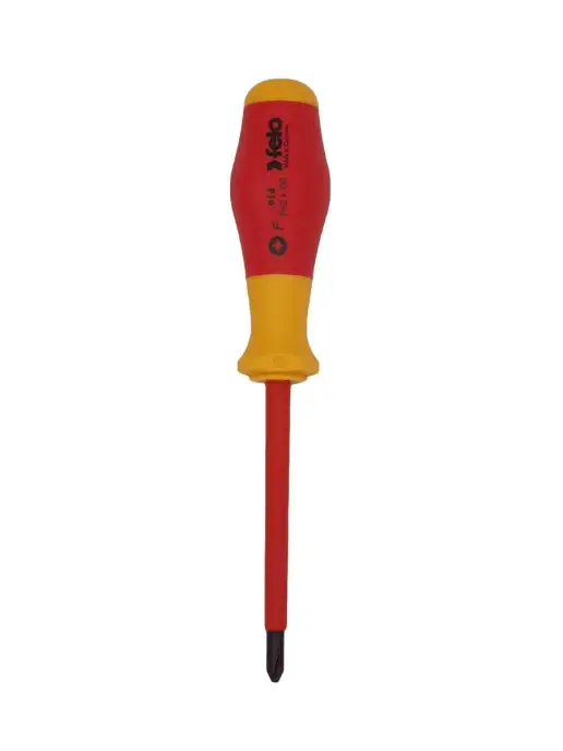 Felo Отвертка диэлектрическая крестовая PH2X100 Германия, 2x100, фото 2