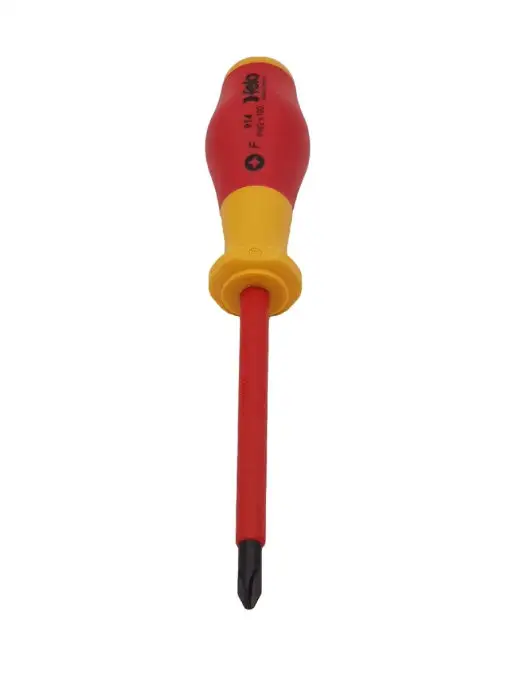 Felo Отвертка диэлектрическая крестовая PH2X100 Германия, 2x100, фото 3
