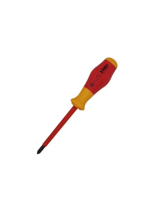 Felo Отвертка диэлектрическая крестовая PH2X100 Германия, 2x100, фото 4