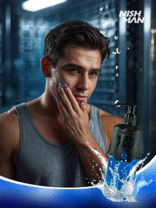 Nishman Гель для бритья 1 Energizing Shaving Gel 400 мл, 400 мл, фото 7