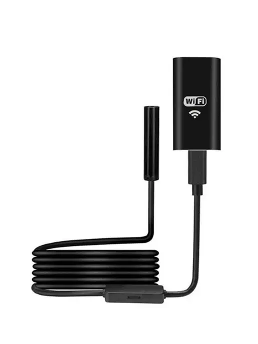 Видеоэндоскоп/Борокоп 1 метр WiFi/Android/iPhone WI-FI Видеоэндоскоп 1-Метра USB Micro USB с Подсветкой, 1 м, фото 3
