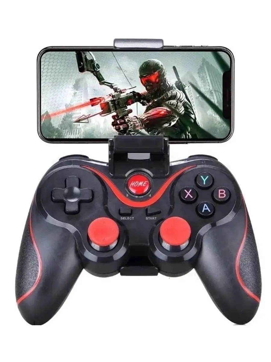 Геймпад для телефона Wireless Controller X3 с держателем QVATRA 38687337  купить за 630 ₽ в интернет-магазине Wildberries