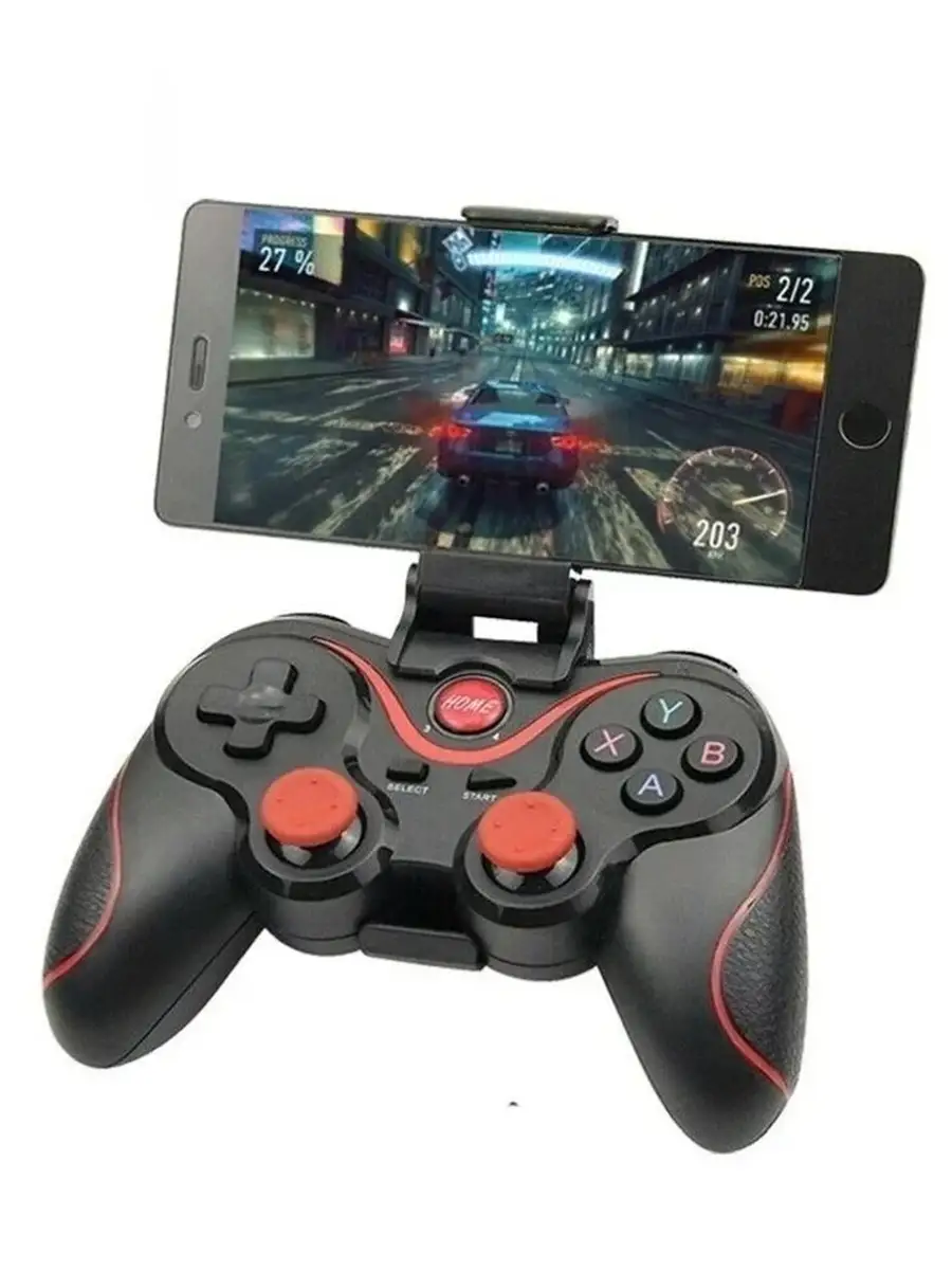 Геймпад для телефона Wireless Controller X3 с держателем QVATRA 38687337  купить за 630 ₽ в интернет-магазине Wildberries