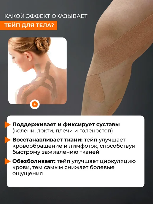 DOCTORTAPE Кинезио тейп для лица и тела, вариант, фото 2