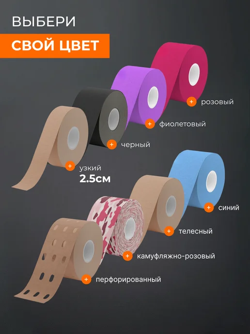 DOCTORTAPE Кинезио тейп для лица и тела, вариант, фото 5