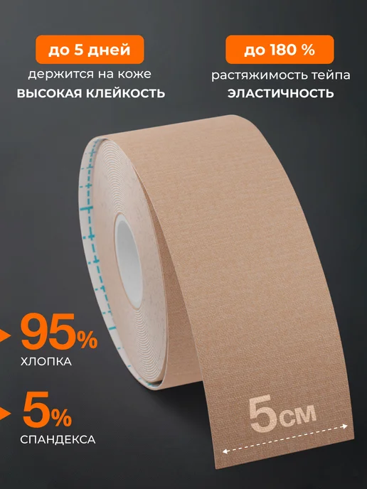 DOCTORTAPE Кинезио тейп для лица и тела, вариант, фото 7