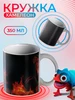 Кружка для чая и кофе 350 мл хамелеон новогодняя Доляна 68801689 купить за 252 ₽ в интернет‑магазине Wildberries