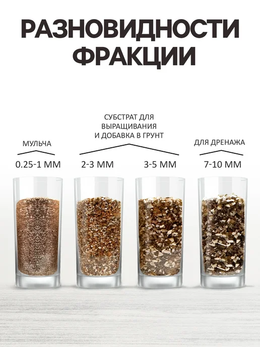Рецепты дедушки Никиты Вермикулит 0,25-1, песок, 1 л, 1 л, фото 3