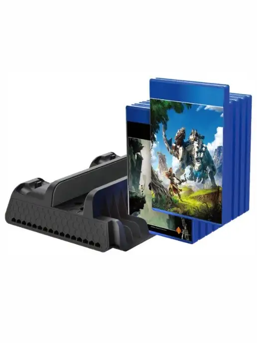 DOBE Многофункциональный стенд для PS4 с индикацией и охлаждением, вариант, фото 2