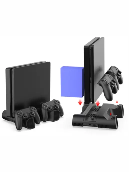 DOBE Cтенд подставка для PS4 с функцией охлаждения, черный, фото 7