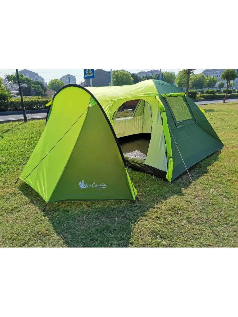 Палатка 3-местная MirCamping 1504-3, просторный тамбур
