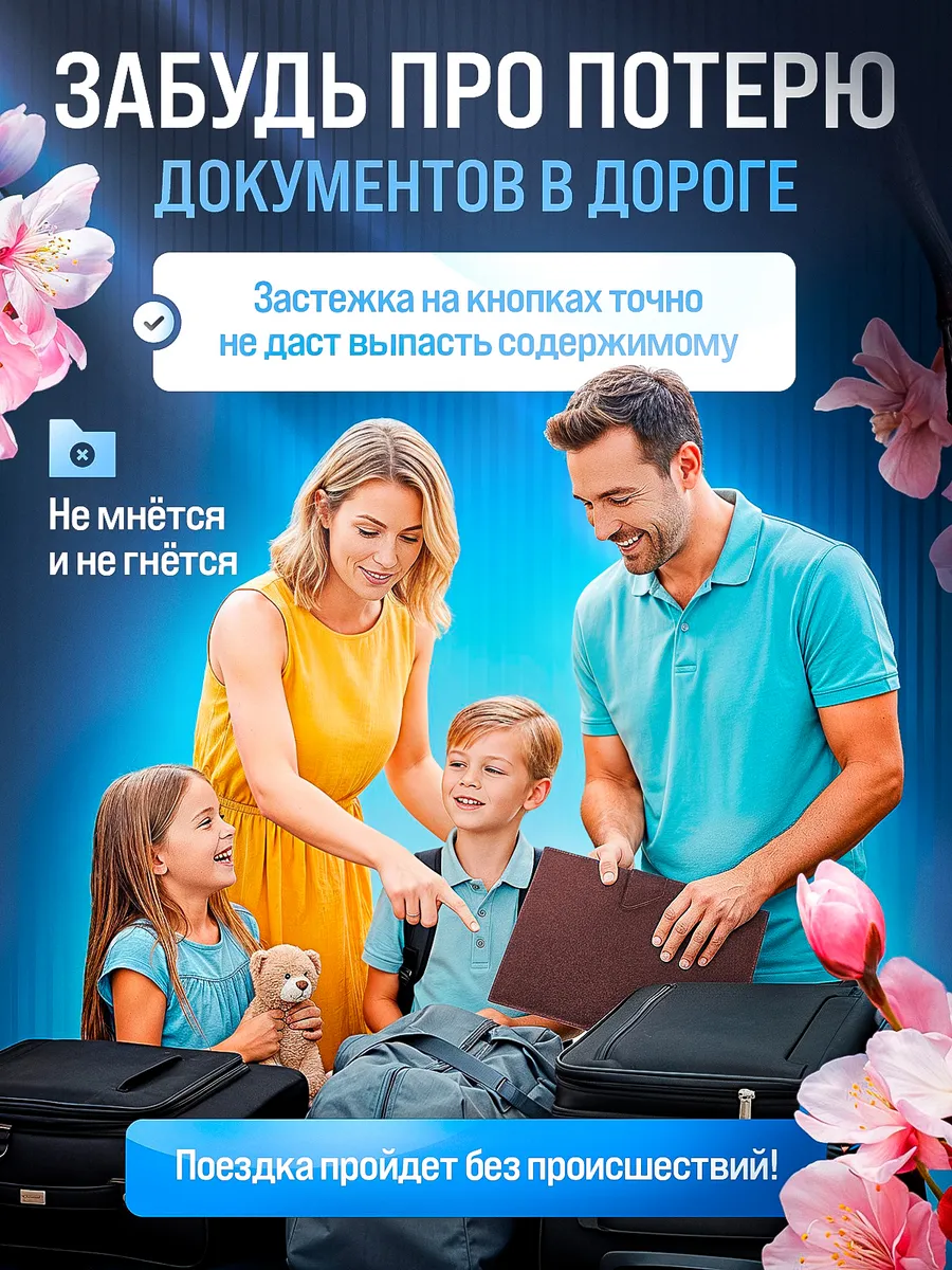 Папка для документов семейная а4 с файлами — фото 4
