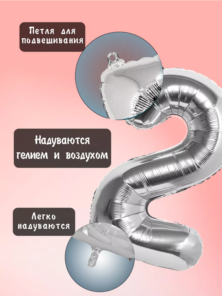 Шары воздушные фольгированные цифры 21 год BALLOON 38915806 купить за 324 ₽  в интернет-магазине Wildberries