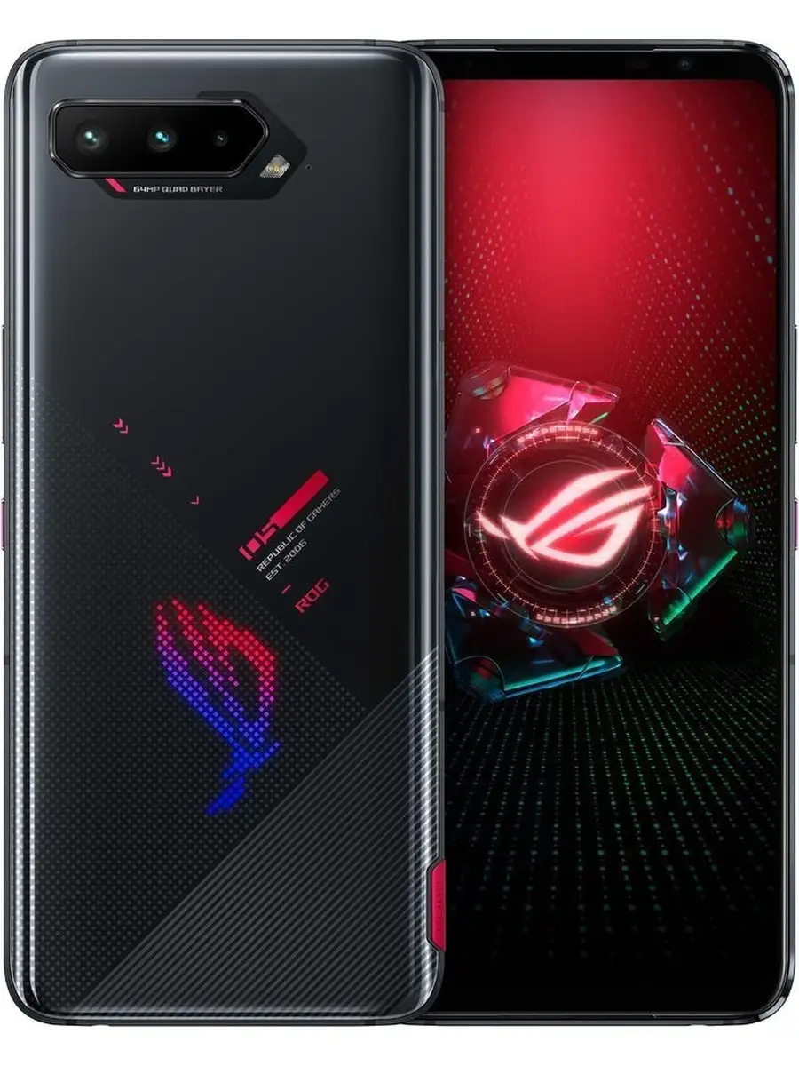 Смартфон ASUS ROG Phone 5 ZS673KS 12/256Gb черный Asus 38935708 купить в  интернет-магазине Wildberries