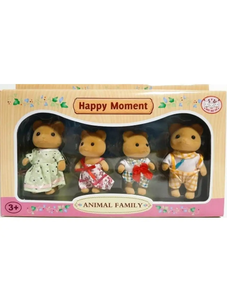 Набор фигурок зверюшек Happy Family GiftMix 38948229 купить в  интернет-магазине Wildberries