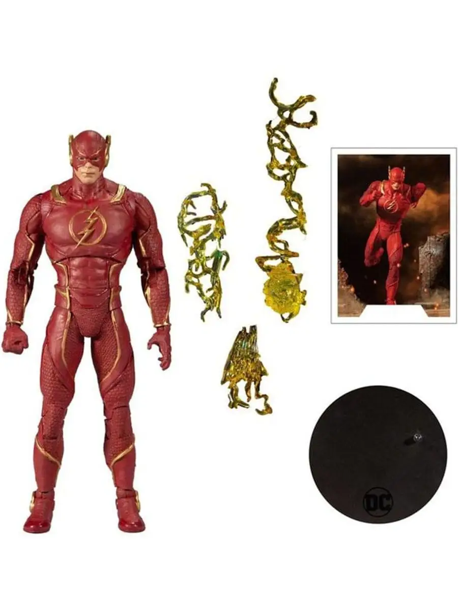 Фигурка супергерой Флеш Flash Injustice2 (аксессуары, 18 см) McFarlane Toys  38983699 купить в интернет-магазине Wildberries