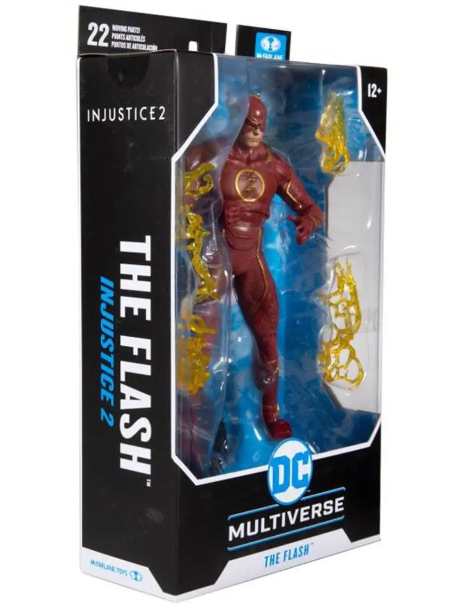 Фигурка супергерой Флеш Flash Injustice2 (аксессуары, 18 см) McFarlane Toys  38983699 купить в интернет-магазине Wildberries