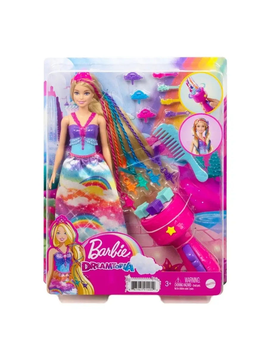 Кукла Barbie/Барби Дримтопия с аксессуарами GTG00 Barbie 39003712 купить за  3 000 ₽ в интернет-магазине Wildberries