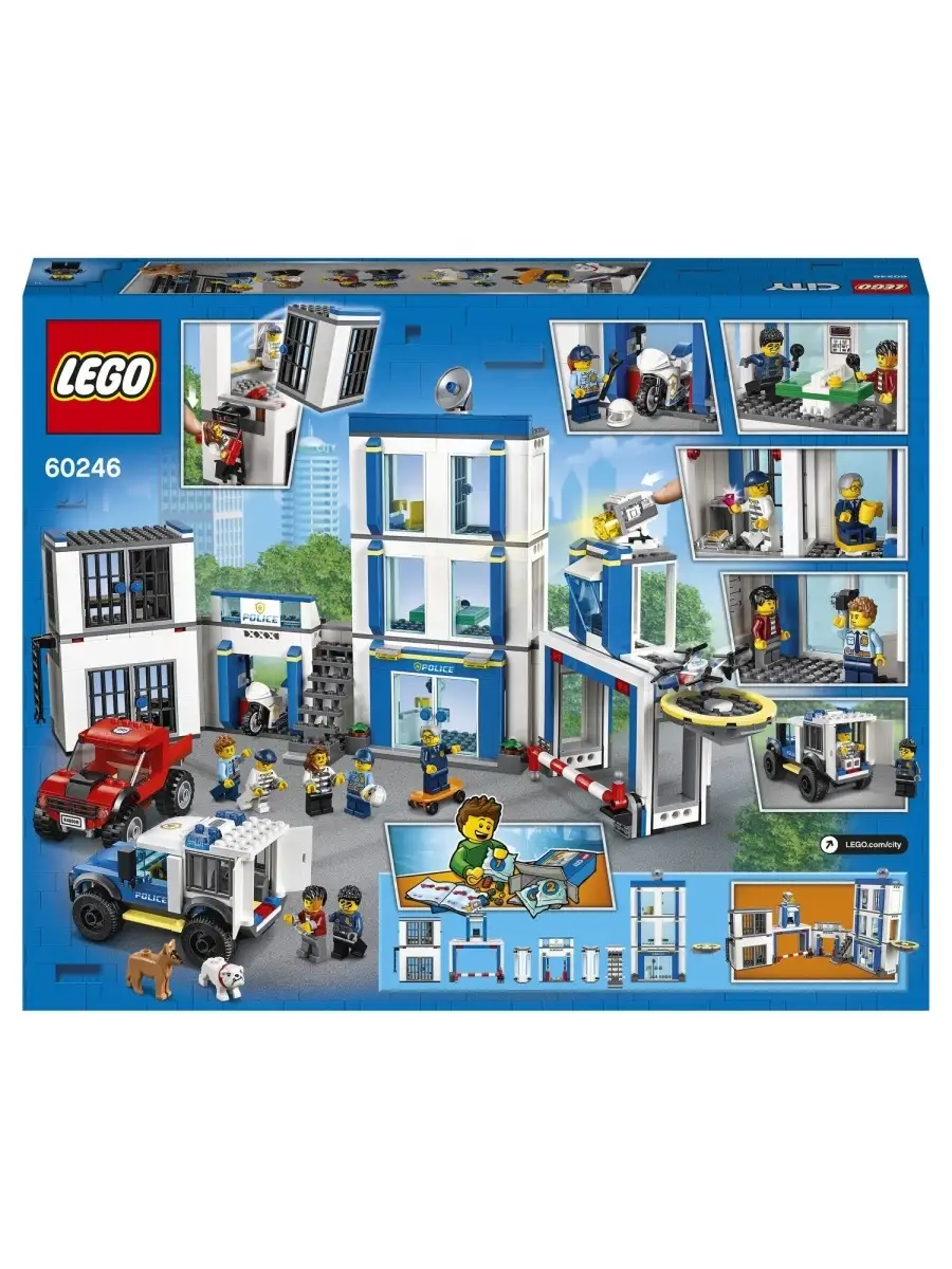 Конструктор LEGO City Police 60246 Полицейский участок LEGO 39006736 купить  в интернет-магазине Wildberries