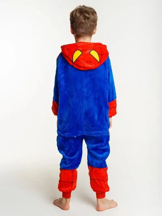 Kigo Кигуруми "Человек паук", пижама Spider-Man, синий, фото 4