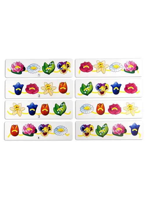 Smile-Decor Развивающая игра-шнуровка Smile Decor "Цветы", рамка-вкладыш, вариант, фото 3